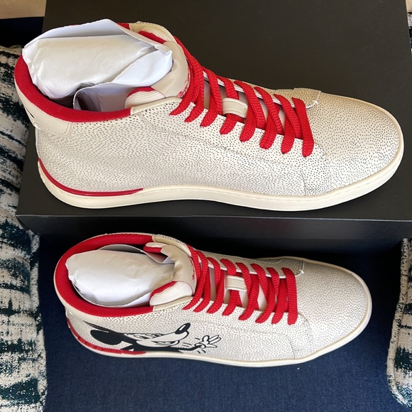 Coach CLIP MXKH HIGH TP Chalk/Black WMNS sneakers Disney - Picture 3 of 16